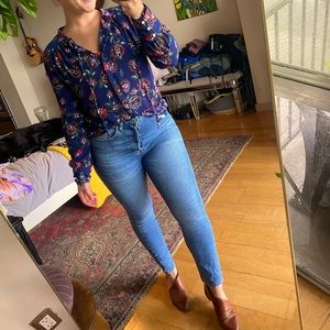 Express floral portofino shirt